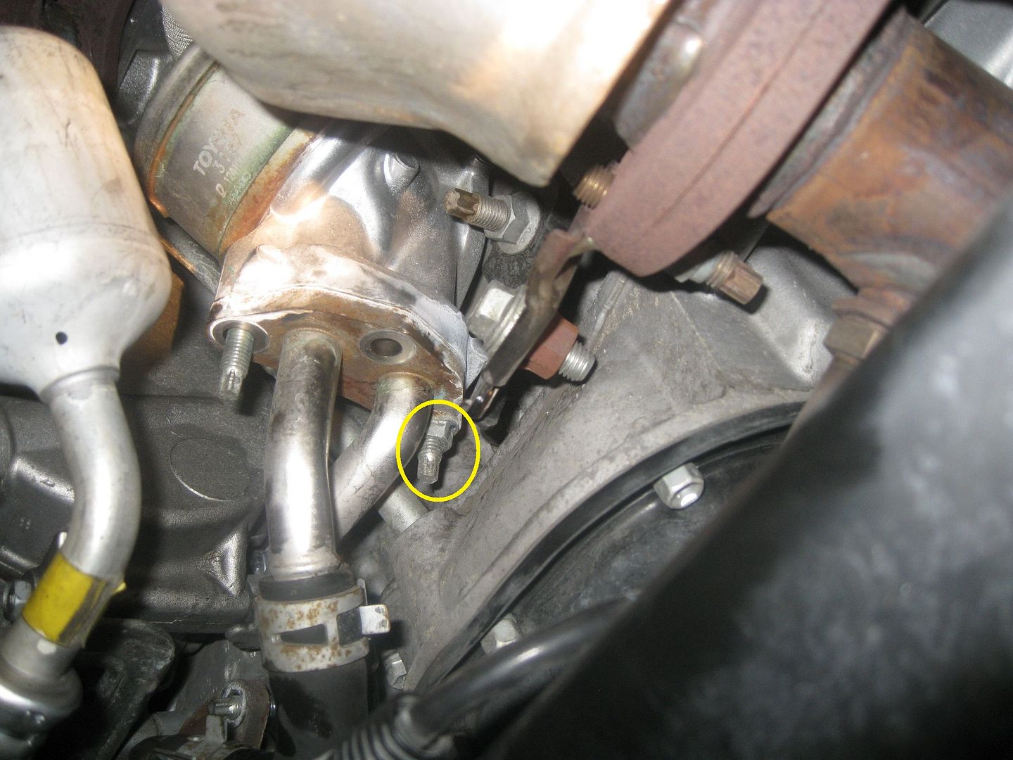 DIY Oil Cooler Line, Exhaust Manifold Removal, Splash Guard Removal